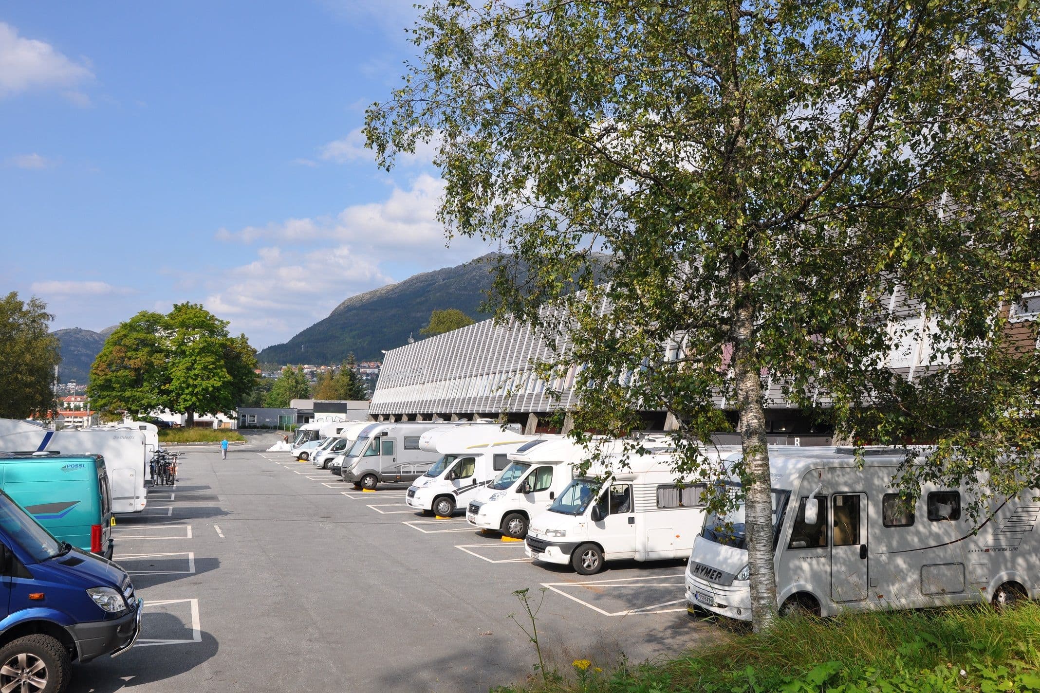 Bobilparkering Bergenshallen