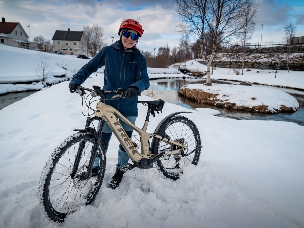 Electric Winter Biking